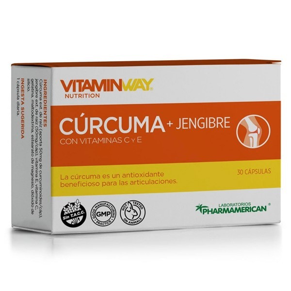 Vitamin Way Curcuma y jengibre ((30 cápsulas) #1