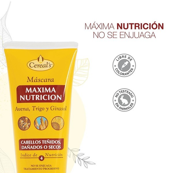 Capilatis Mascara Máxima Nutrición Línea Cereal´S 200 ml alt
