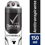 Antitranspirante Masculino en Aerosol Rexona Invisible x 150 ml #2