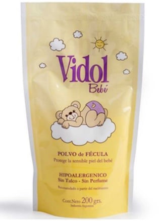 Polvo De Fécula Bebé Vidol 200 Gr #1