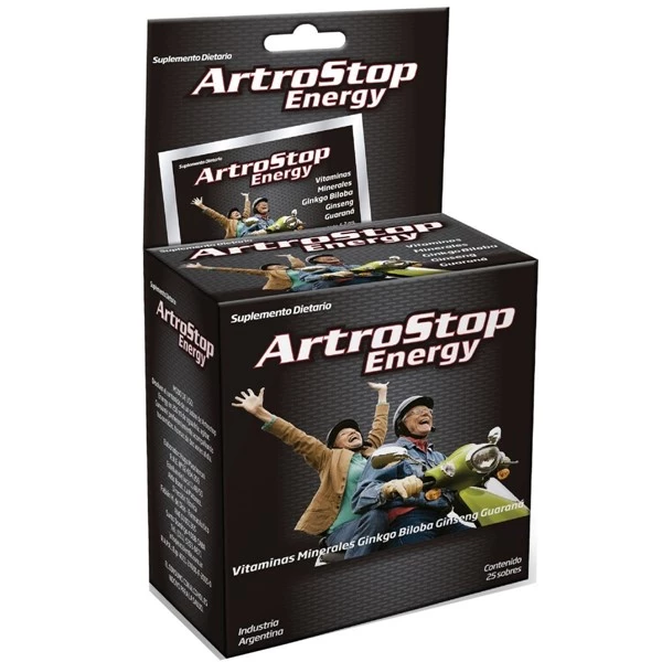 Artrostop Polvo Energy Sobres Caja Por 25 Unidades