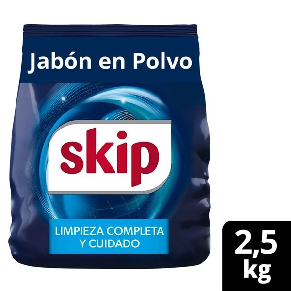 Jabon en Polvo Skip Bio Enzimas 2500 g #1
