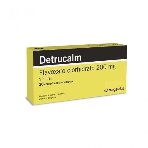 Detrucalm 200 mg | 20 comprimidos | Flavoxato #1