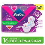 Toallitas Higiénicas Nosotras Nocturna Suave 16Un #1