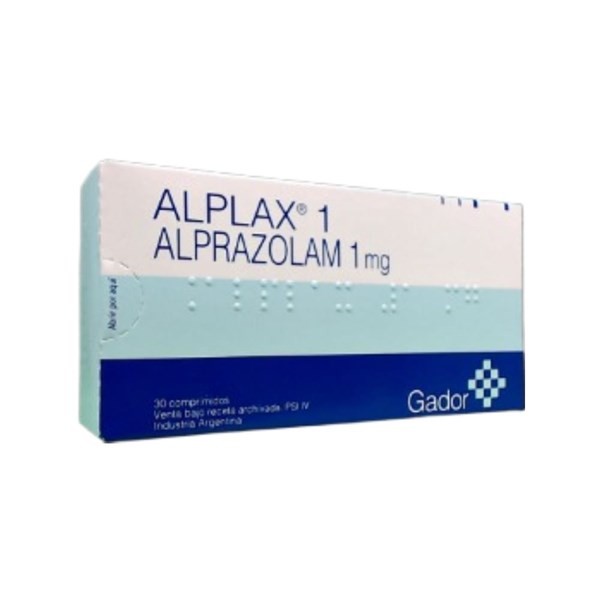 Gador Alplax Alprazolam 1 Mg x 30 Comp #1