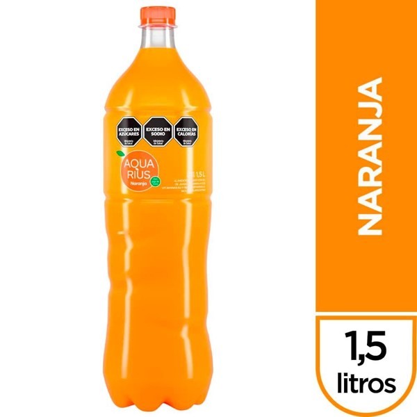 Agua Saborizada Aquarius Naranja 1,5 Lt #1 Agua Saborizada Aquarius Naranja 1,5 Lt #1