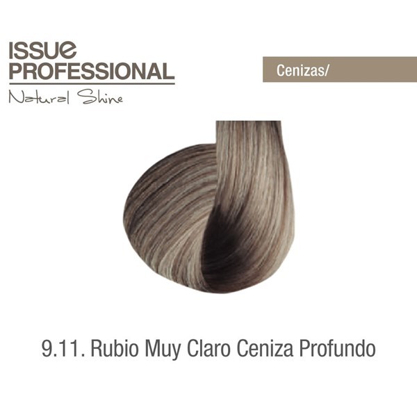 Issue Tintura Profesional Natural Shine Pomo Ammonia Free Color N°9.11 Rub Ccc alt