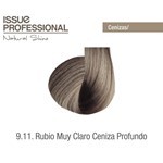 Issue Tintura Profesional Natural Shine Pomo Ammonia Free Color N°9.11 Rub Ccc #2
