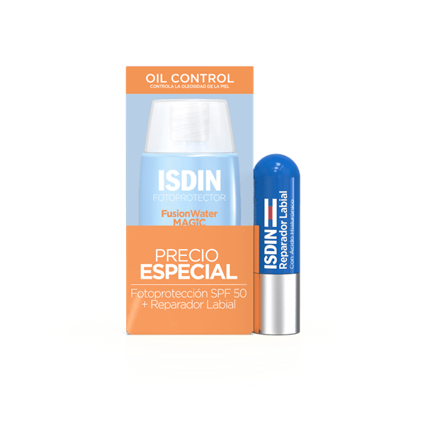 Isdin Pack Fusion Water Magic 50Ml + Reparador Labial Stick 4 g #1