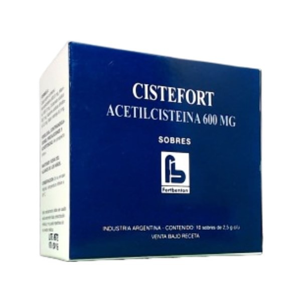 Fortbenton Cistefort Acetilcisteína 600 Mg x 10 Sobres #1