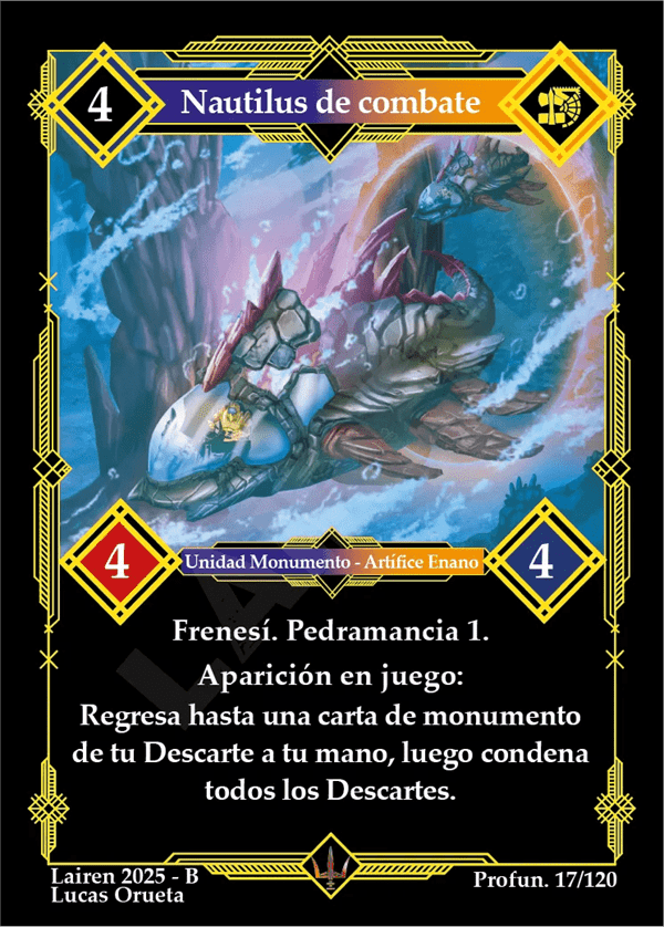 017 Nautilus De Combate - Coste 4