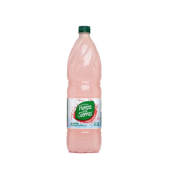 Agua Saborizada Sin Gas Pureza de Las Sierras de Pomelo Rosado 1.5 Lts. #1