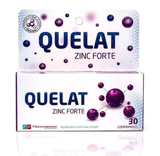 Quelat Zinc Forte Por 30 comprimidos