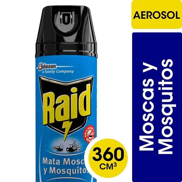 Raid Aerosol Mata Moscas/Mosquitos 360 Ml alt