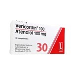 Lazar Vericordin 100 Mg Atenolol x 30 Comp #1
