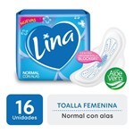 Lina Toalla Normal Con Alas 16 (Unidades) #1