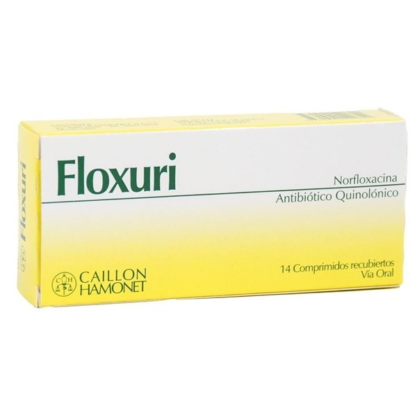Floxuri | 14 Comprimidos recubiertos | Norfloxacino #1