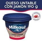 Queso Untable Milkaut Jamon Pote 190 Gr #1