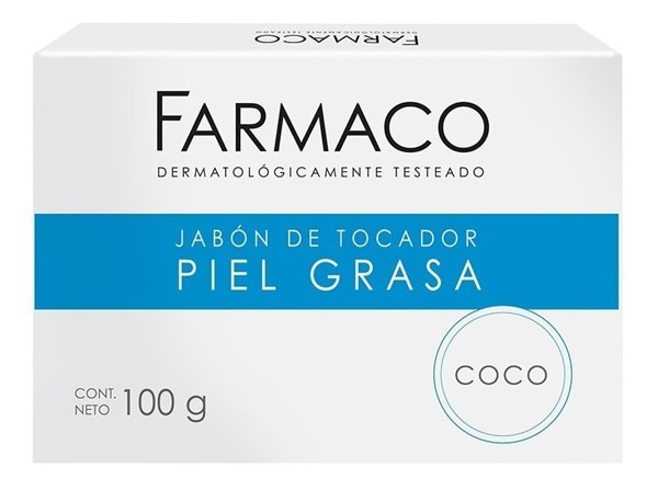 La Farmaco Jabon de Coco Para Cabello Y Piel Grasa