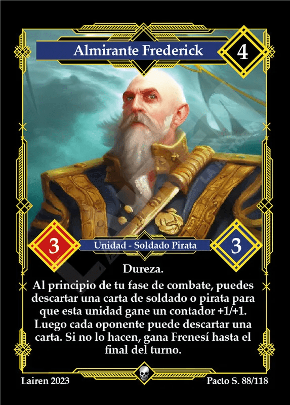 088 Almirante Frederick 1ra Edicion - Coste 4 #1