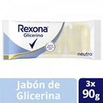 Jabon Pastilla Glicerina Neutro 90 Gr (3 Unidades) #2