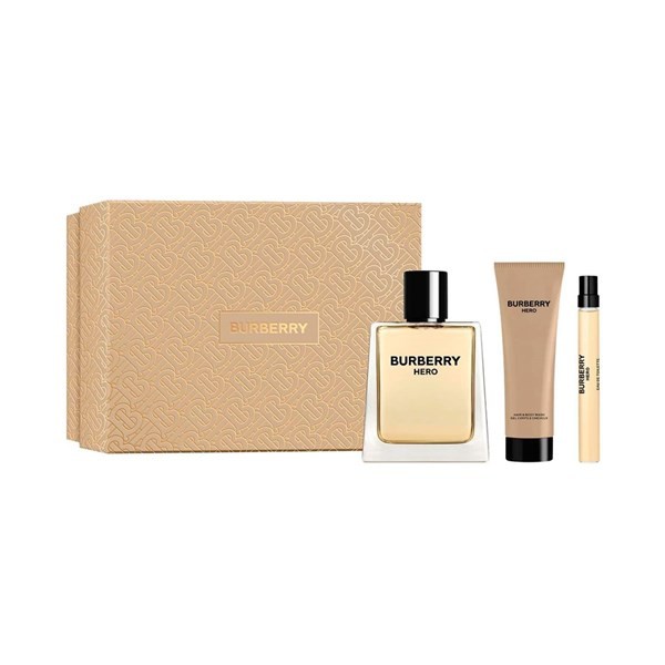 Cofre Perfume Eau de Toilette x 100 ml + Perfume Eau de Toilette x 10ml + Shower gel x 75ml|Burberry Hero #1