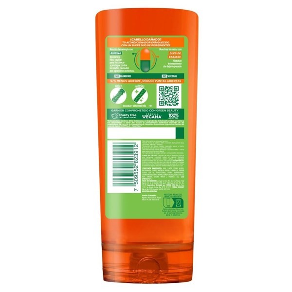 Acondicionador Fructis Garnier Goodbye Daños x 200 ml alt