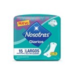 Protectores Diarios Nosotras Largos x 15 unid #2