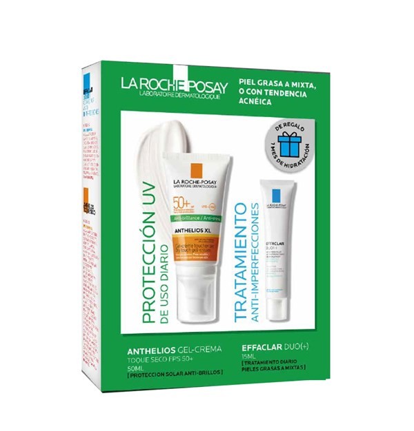 La Roche-Posay Protector Solar Roche-Posay Anthelios Toque Seco Fps 50X 50 ml + Effaclar Duo x 15 ml de Regalo #1