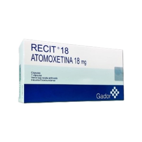 Gador Recit 18 Mg Atomoxetina x 7 Cáps #1