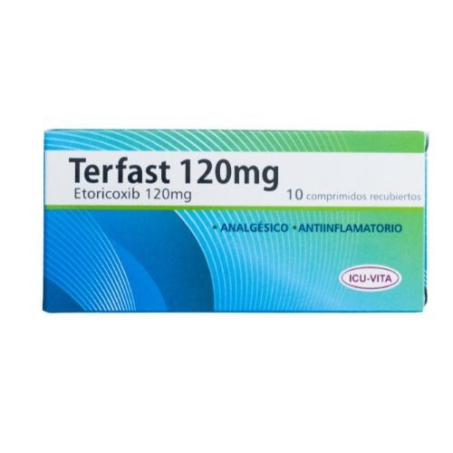 Terfast 120 Mg | 10 Comprimidos | Etoricoxib #1