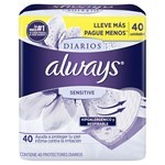 Protectores Diarios Always Sensitive x 40 un #1