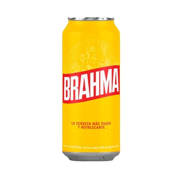 Cerveza Blanca Brahma En Lata 473 Cc. #1