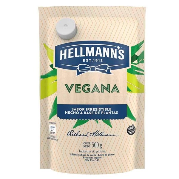 Aderezo Hellmanns Vegana 500 Xg alt