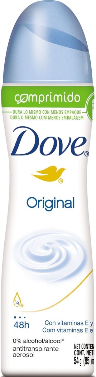 Antitranspirante Femenino Dove Aerosol Comprimido Original x 85 ml #1