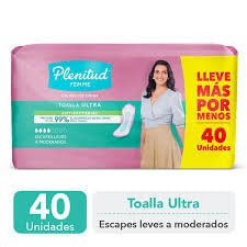 Plenitud Toalla Femme Ultra (40 Unidades)