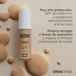 Isdin Base Maquillaje Coverage Spf50 30 ml Tono Bases 1 Pearl #3