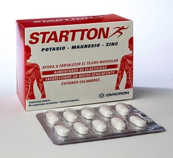 Startton Suplemento Mineral Potasio Magnesio Zinc 60 comp Unico #1