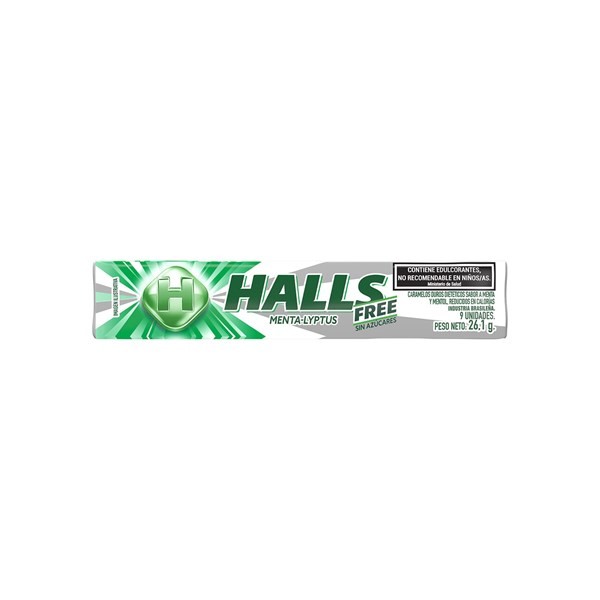Caramelos Halls Free Menta 26 grs #1