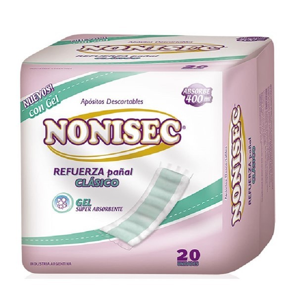 Nonisec Refuerzo Pañal Descartable 500 ml (20 Unidades) #1