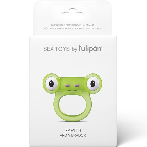 Juguete Erótico Tulipán Aro Vibrador Sapito #1