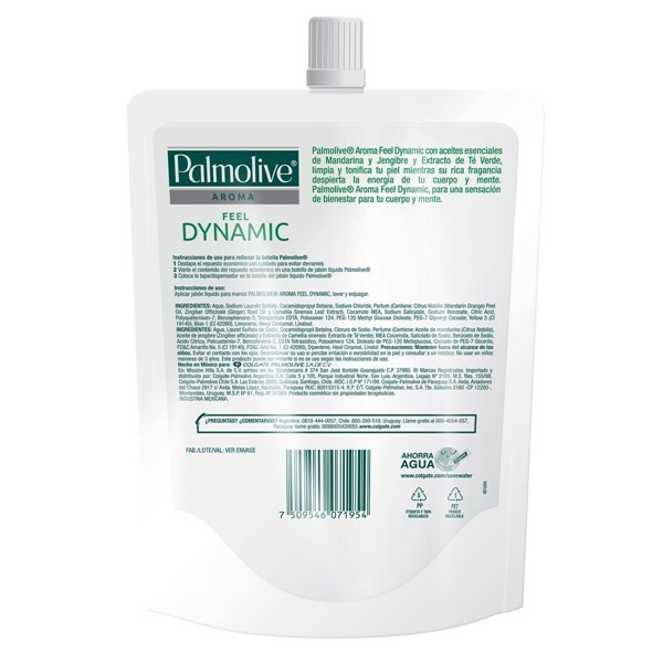 Palmolive Jabón Líquido Para Manos Aroma Feel Dynamic 200 Ml alt