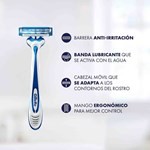 Gillette Maquina Afeitar Piel Sensible Derma Protección 4u #3