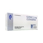 Beta Clonax Clonazepam 2 Mg x 30 Comp #1