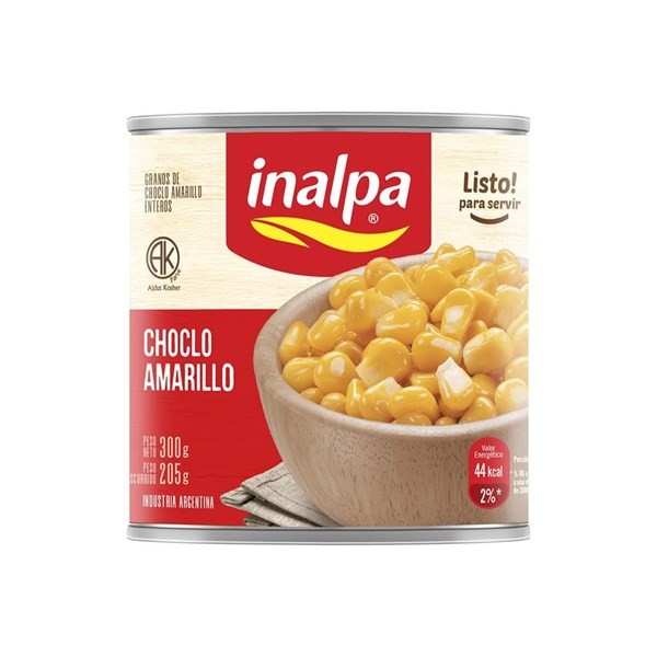 Granos de Choclo Amarillos Inalpa Enteros X300 #1