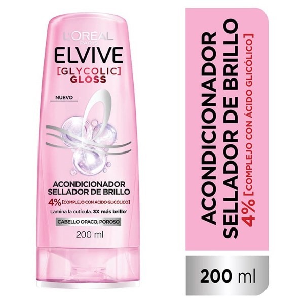 Acondicionador Glycolic Gloss Elvive 200ml
