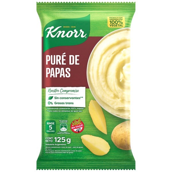 Puré De Papa Knorr Bolsa 125 G. #1