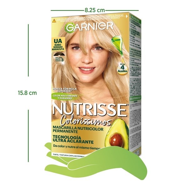 Nutrisse Kit de Coloración Permanente  colorissimo Tono 10.13  maracuya alt