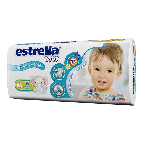 Pañal Estrella Xg X36un #1