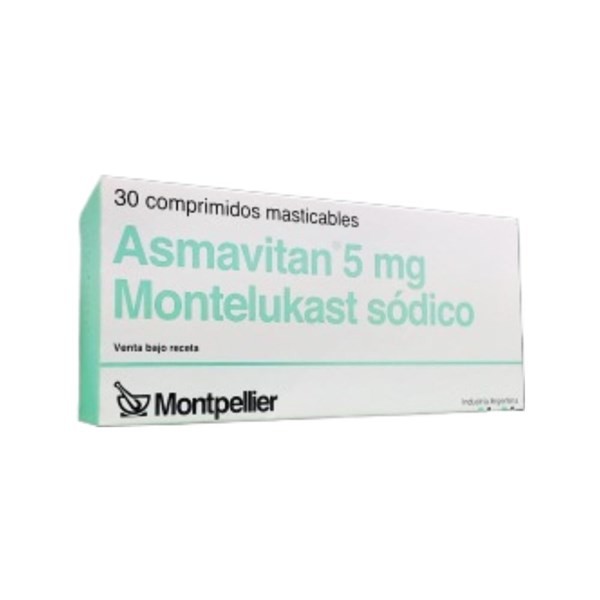 Montpellier Asmavitan Montelukast 5 Mg x 30 Comp Masticables #1